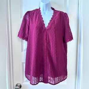 NWOT Short sleeved blouse